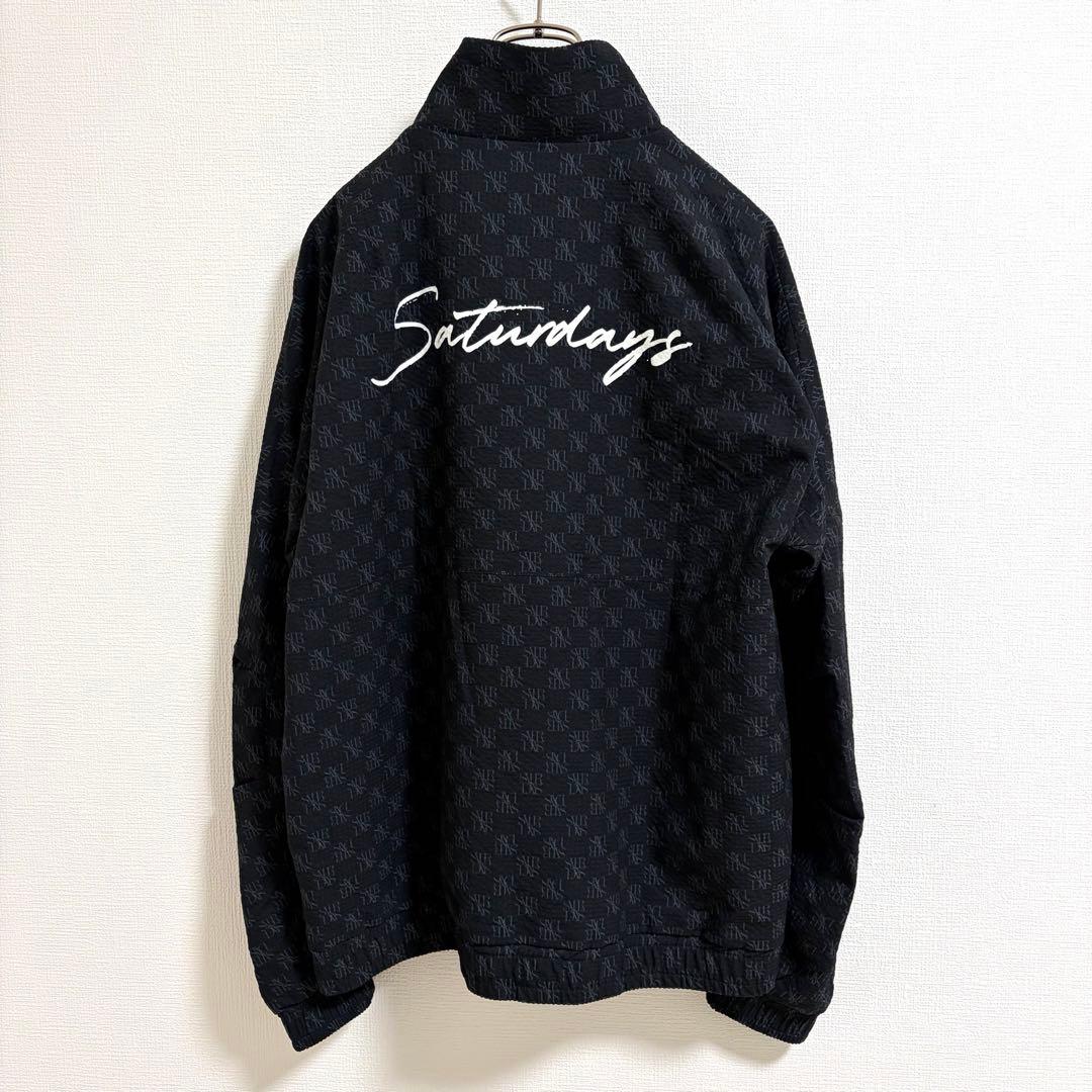 SATURDAYS SURF NYC ゴルフ シアサッカージャケット ブルゾン