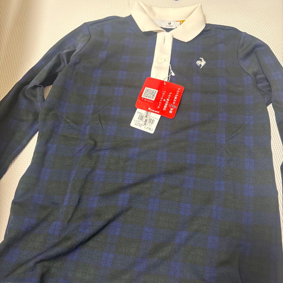 le coq sportif ゴルフシャツ L ネイビー