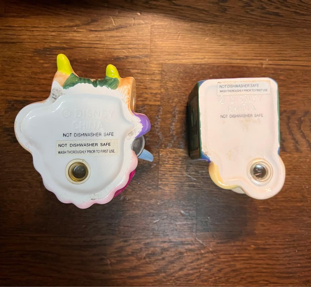 ビンテージ レア ディズニー ティンカーベル 陶器 ソルト&ペッパー 置物