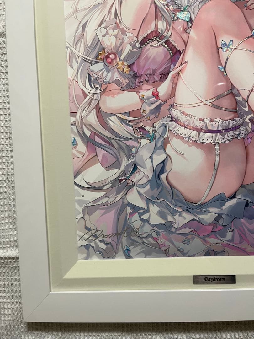 保証書付き　ももこ　アールビバン　Daydream 版画　ミクストメディア