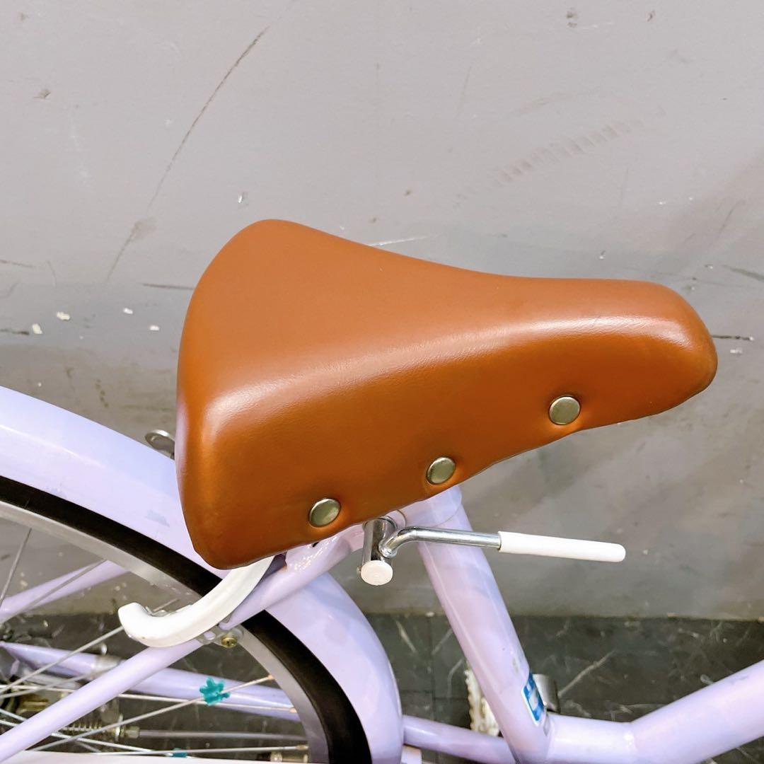 【391】《関西 引き取り》子供用自転車 ブリヂストン ECOPAL パープル