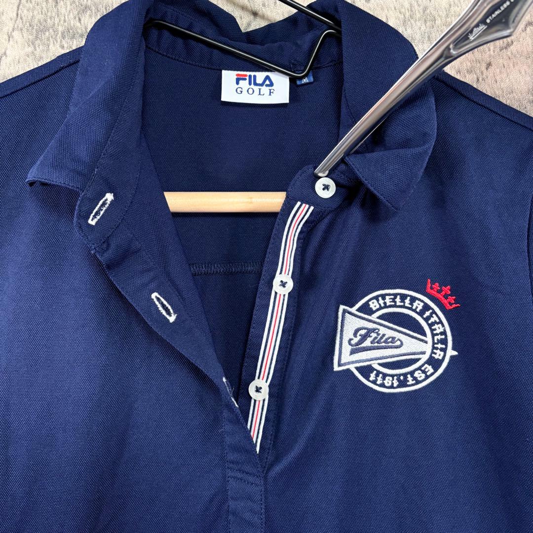 FILA GOLF ワンピース ゴルフウェア ネイビー