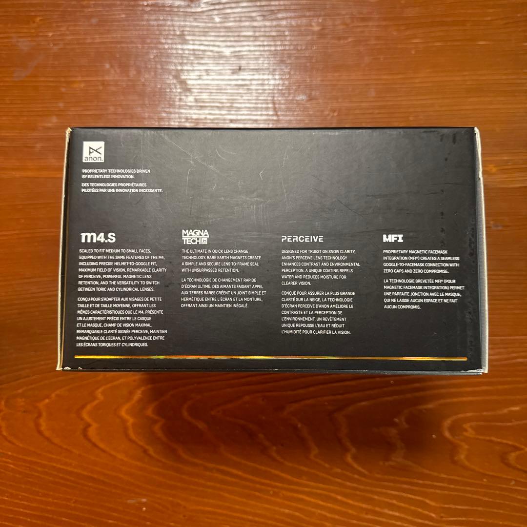 anon m4.s ゴーグル レッドフレーム + ボーナスレンズ