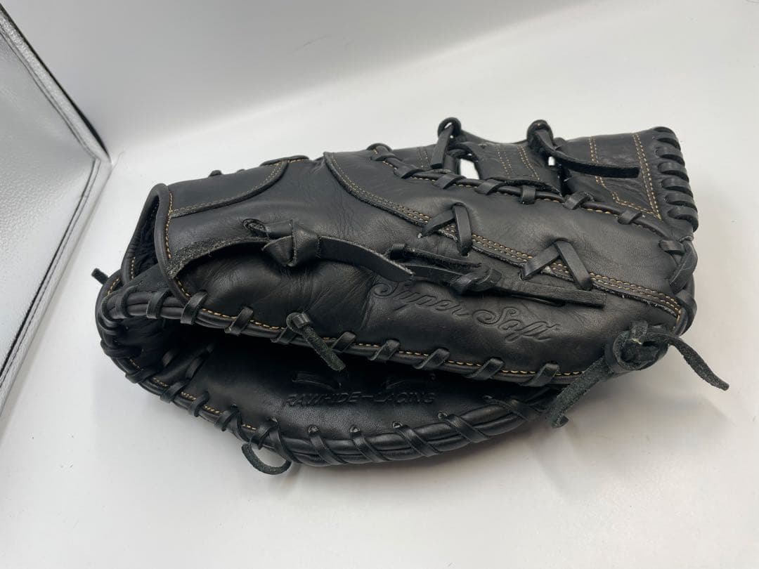 超美品☆SSK ファーストミット　ブラック　SSF201F 右利き用