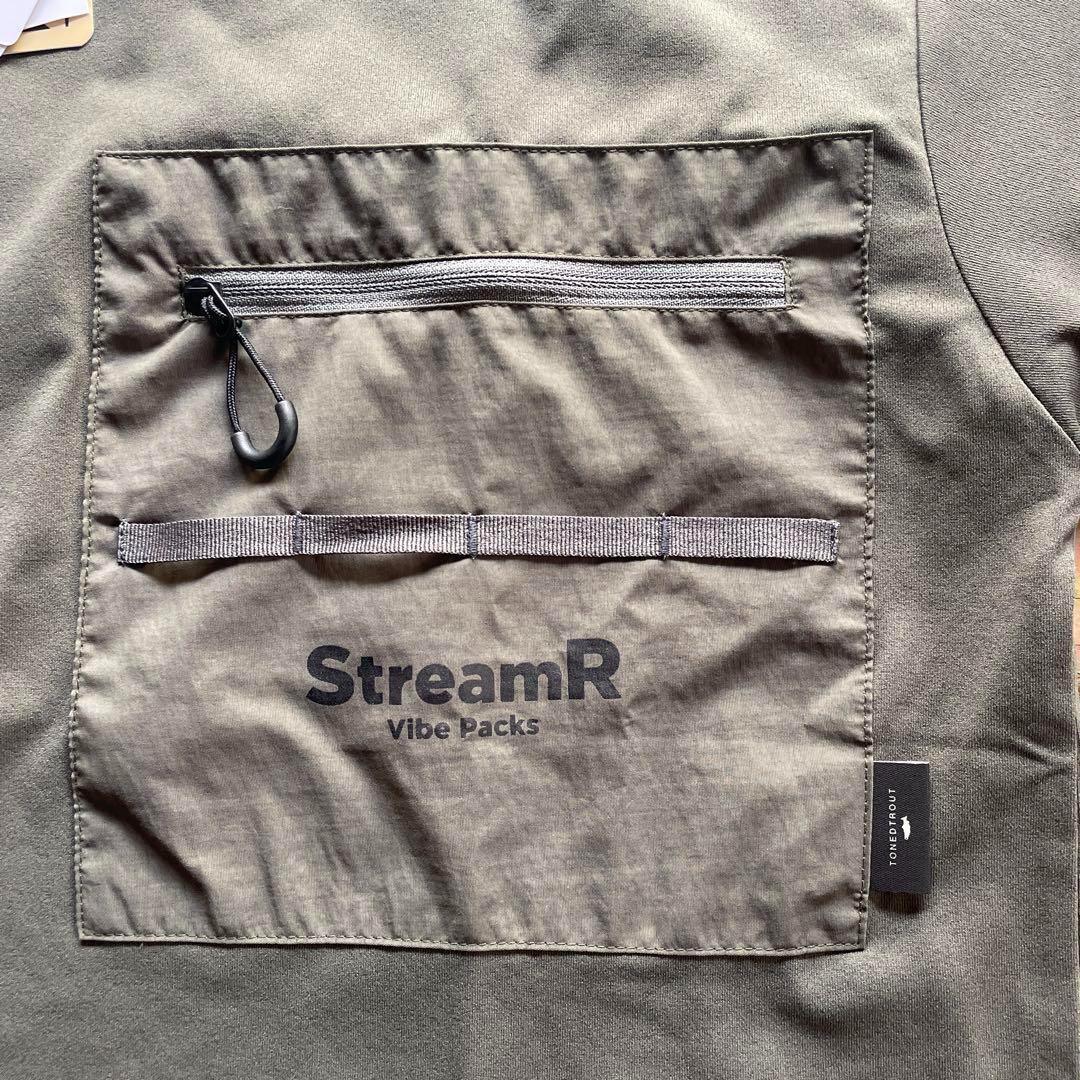 新品　25年春夏 POLER x トーンドトラウト　高機能T　KHAKI L