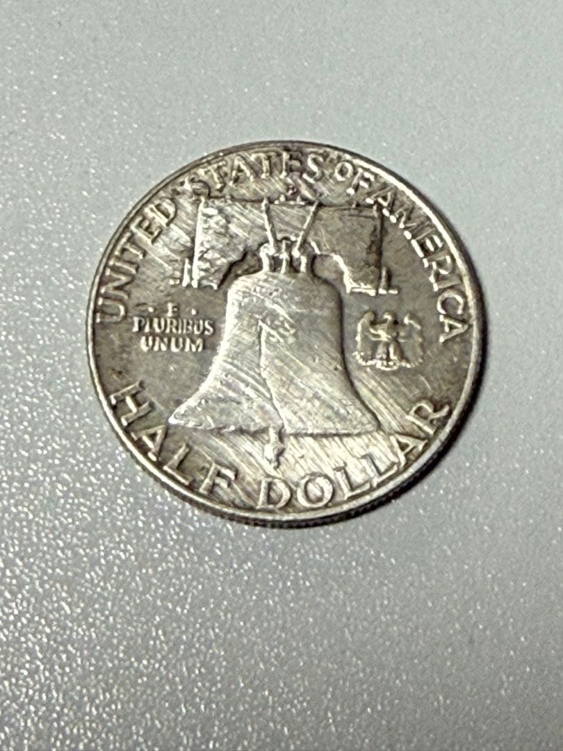 1958年 フランクリン半ドル ハーフダラー
