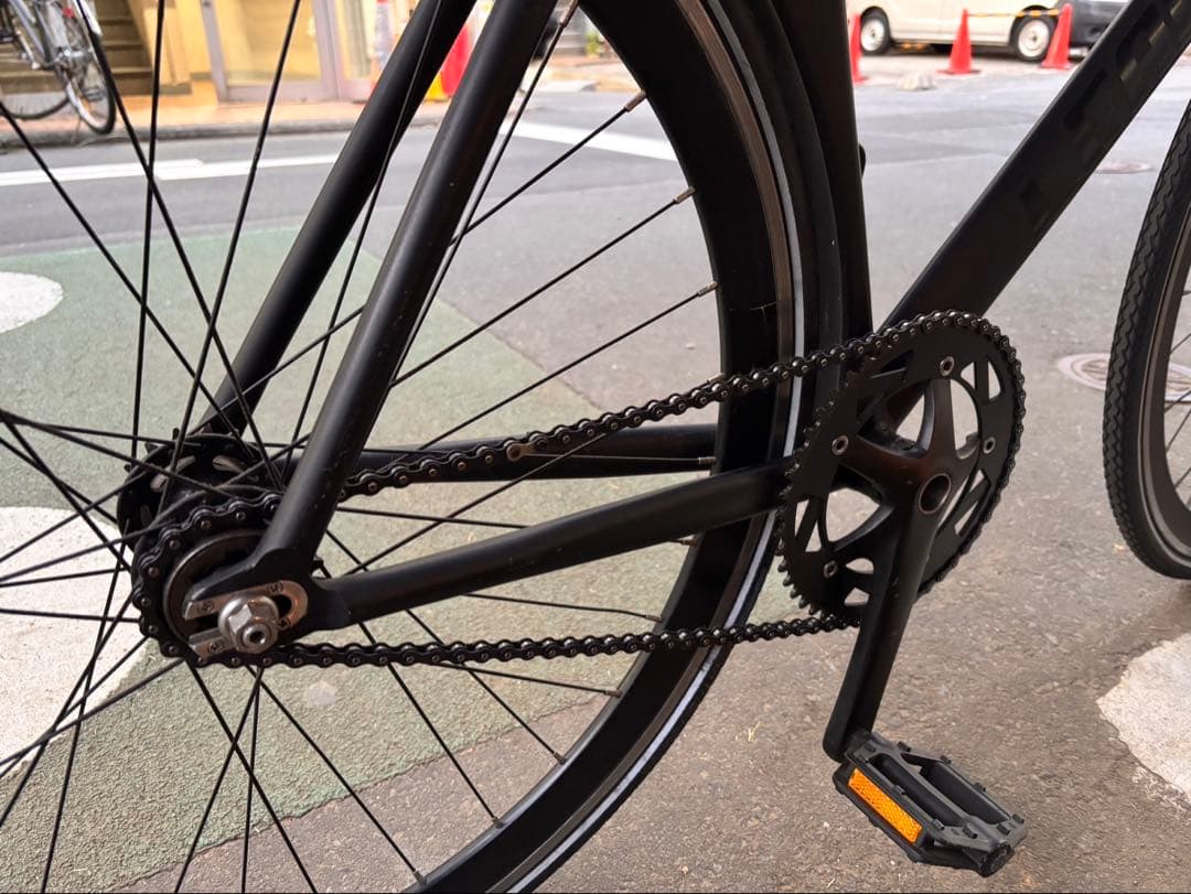 LEADER BIKE 725TRブラック ピストバイク Mサイズ