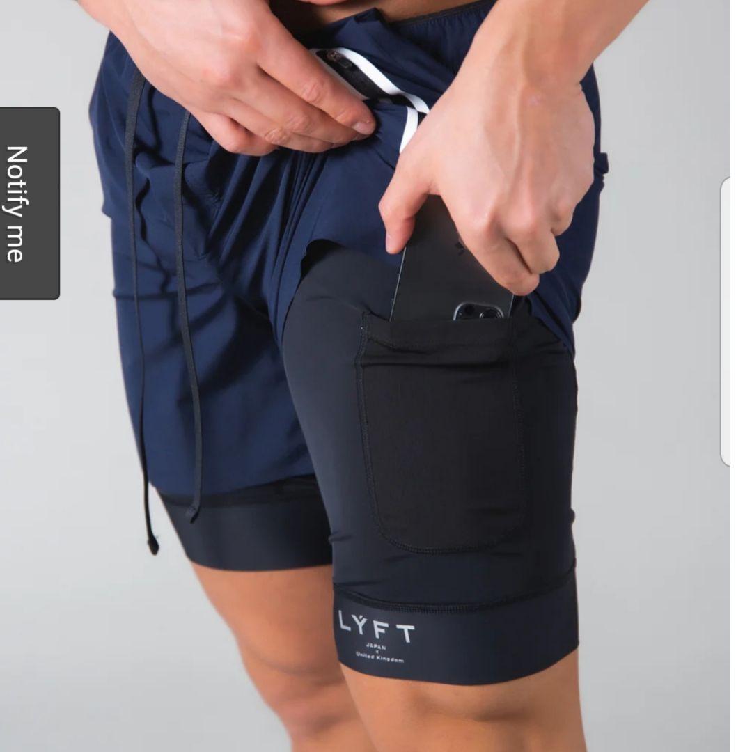 LÝFT　2Way Active Shorts / With Legging