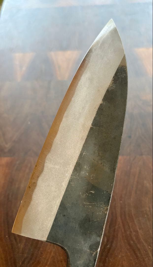 土佐打刃物　宗石　黒打　出刃　150mm 包丁　5寸　青紙　両刃　釣り