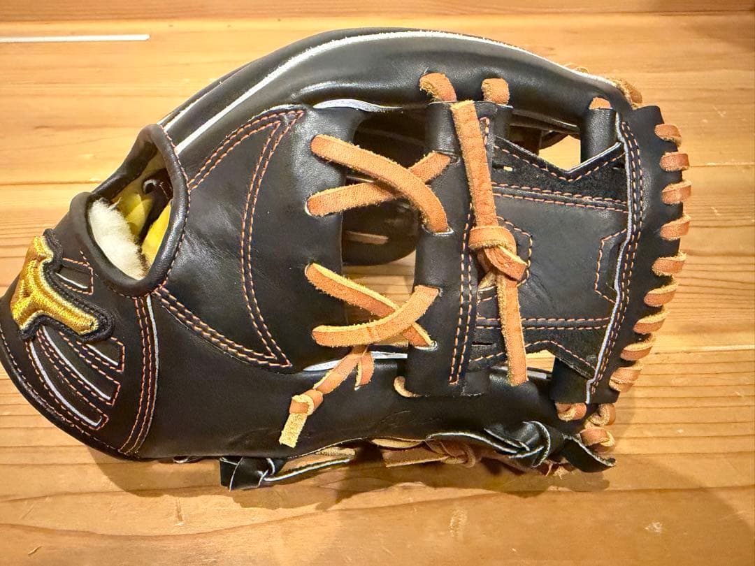 【最終値下3/10まで】Mizuno Pro 硬式グローブ ブラック/ブラウン