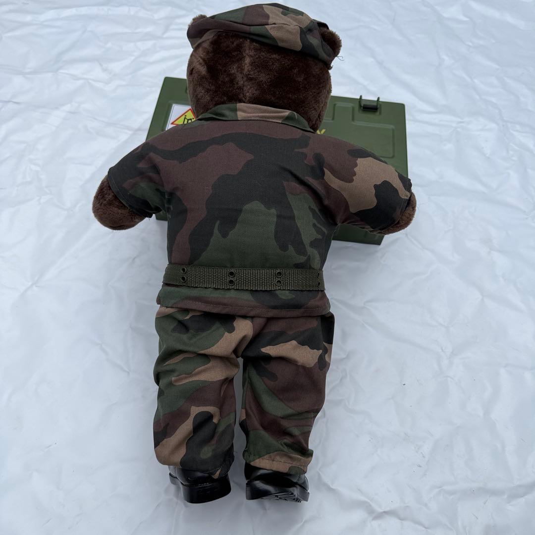 Bear Forces of America　テディベア迷彩服　ピンバッチ付き