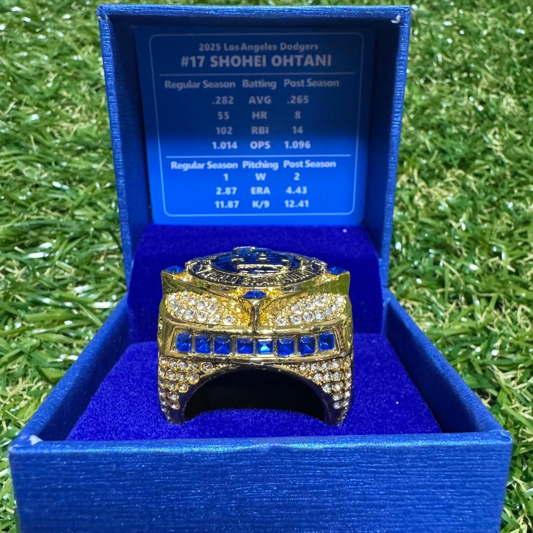 の*✨様 非売品 ドジャース 大谷翔平 2025BTBチャンピオンリング＆特製ケ