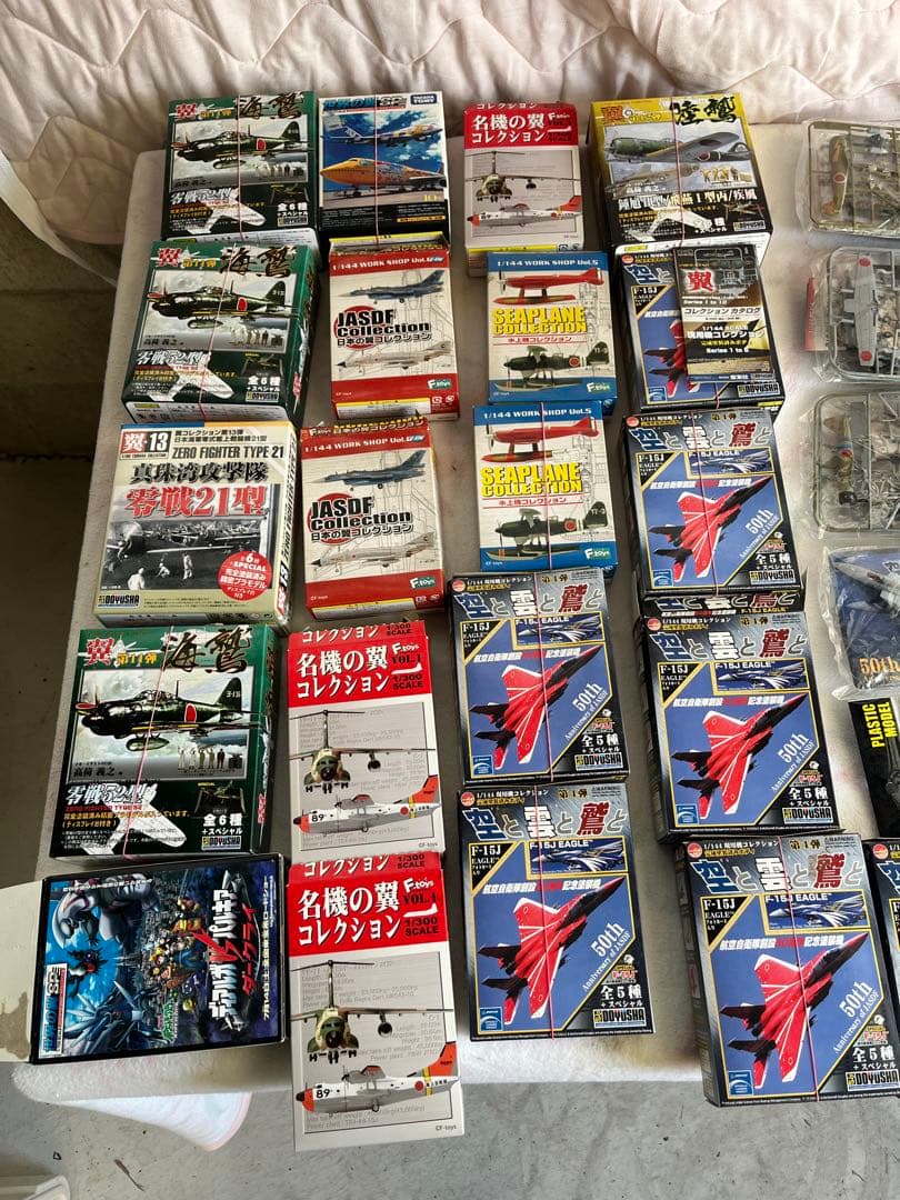 航空機プラモデルキットコレクション多数