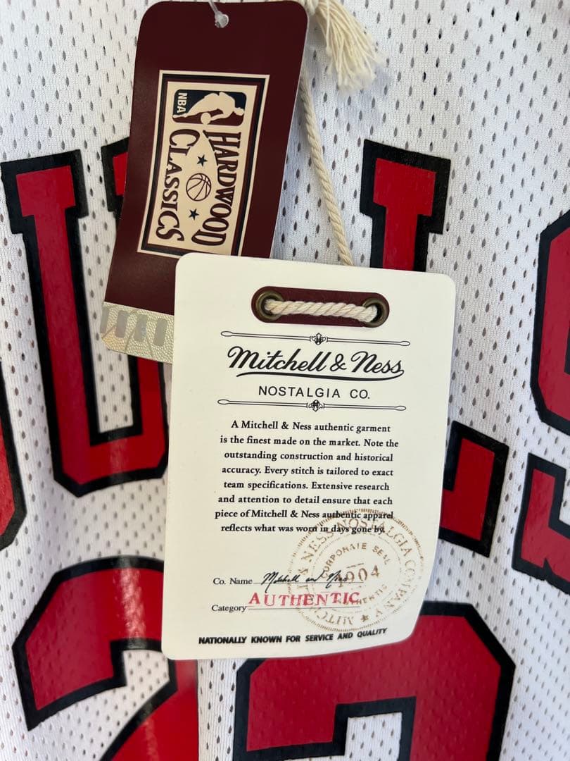 Mitchell&Ness ブルズ ジョーダン23 ジャージ ユニフォーム 白