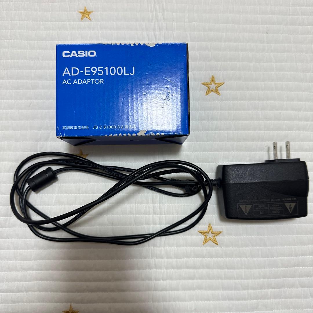 【ほぼ新品】CASIO SA-76 キーボード 純正ACアダプタ付き
