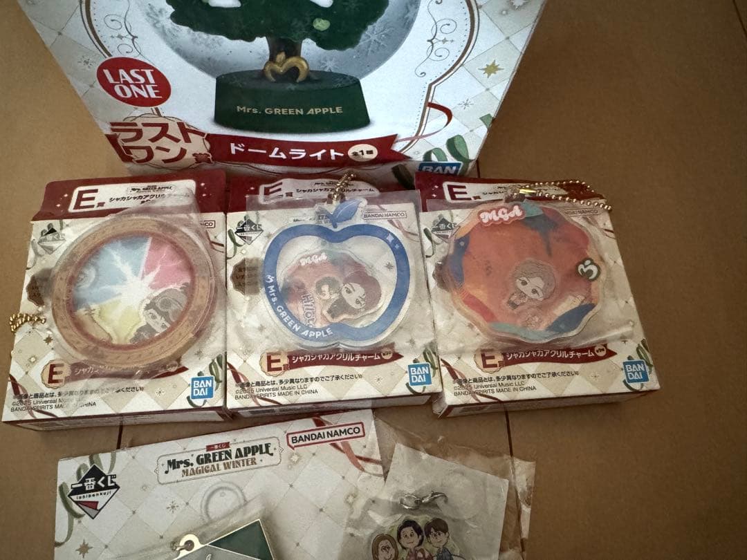Mrs. GREEN APPLE ドームライト 5点セット　1番くじ　ラスワン賞