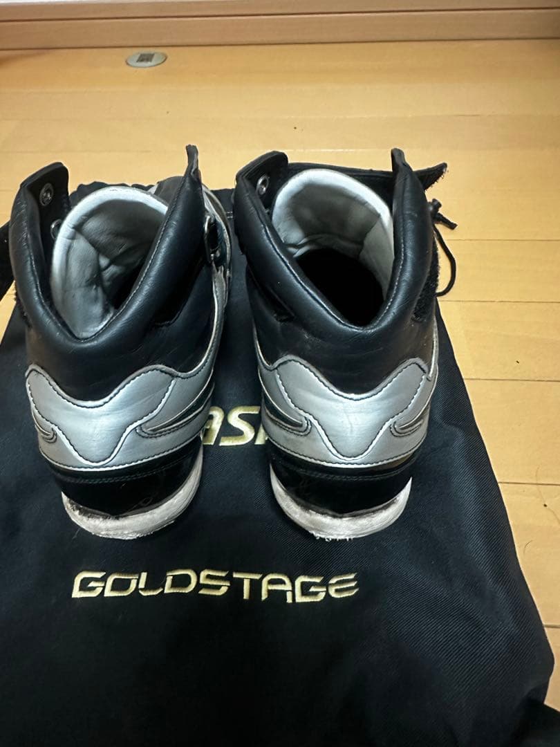 ASICS スパイクシューズ ブラック/シルバー　27.5センチ