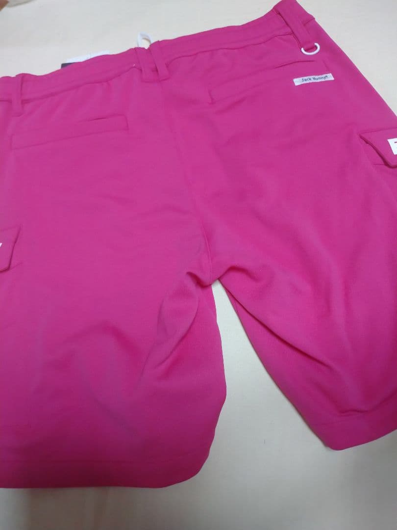 ピンク ハーフパンツ 6サイズLL ジャックバニー ゴルフ メンズウェア 新品