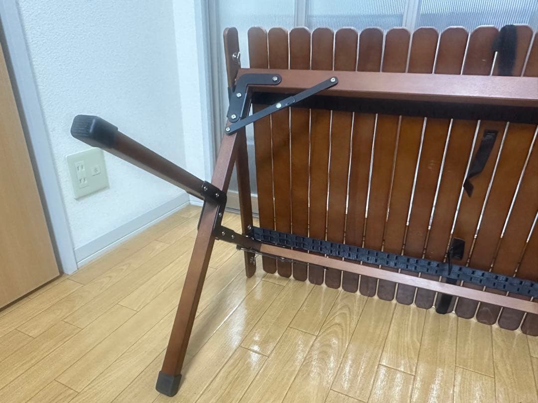 木製折りたたみテーブル 約96cm x 60cm