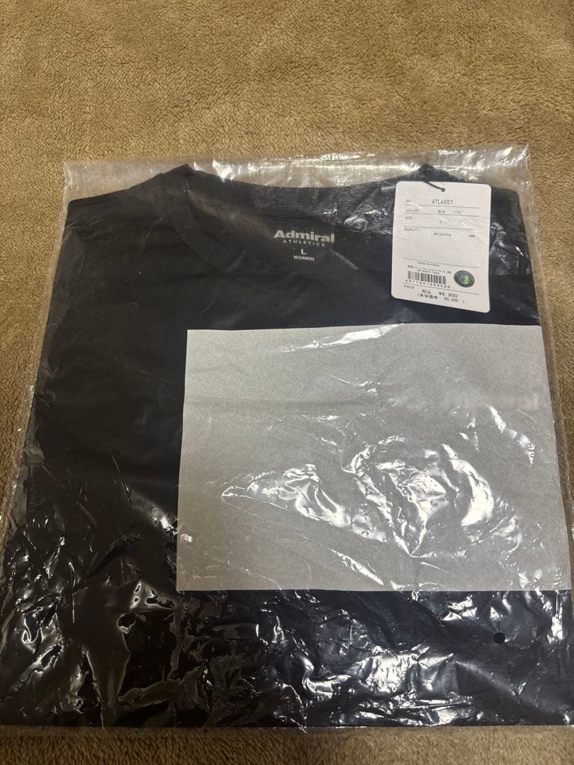 Admiral ATLA557 ブラック Tシャツ Lサイズ　レディース