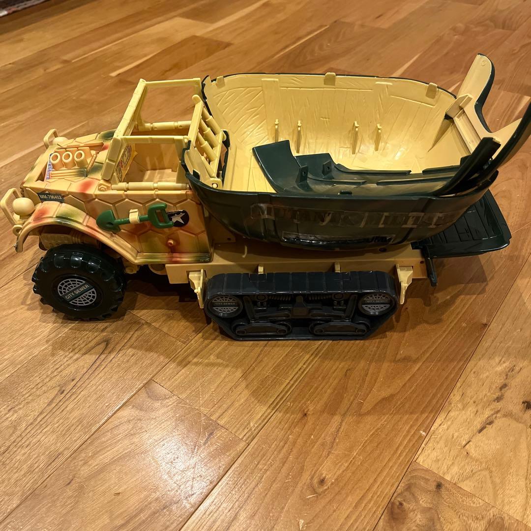 当時物　レア　ミュータントタートルズ　車　バイク　フィギュア　箱　説明書　セット