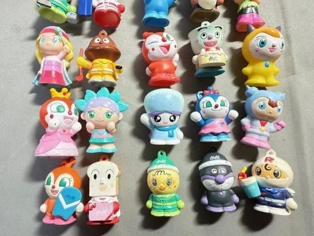 【激レア‼️】⭐アンパンマン 指人形 ソフビ まとめ売り 40点セット