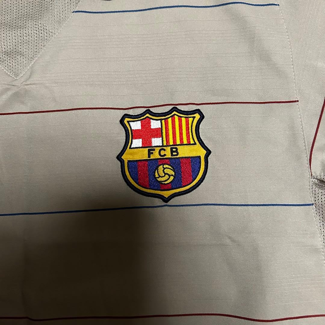 激レア NIKE FC Barcelona ナイキ ポロシャツ L グレー