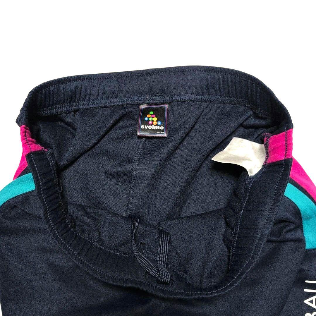 SVOLME フルジップ ジャージセット ネイビー ピンク イエロー XL