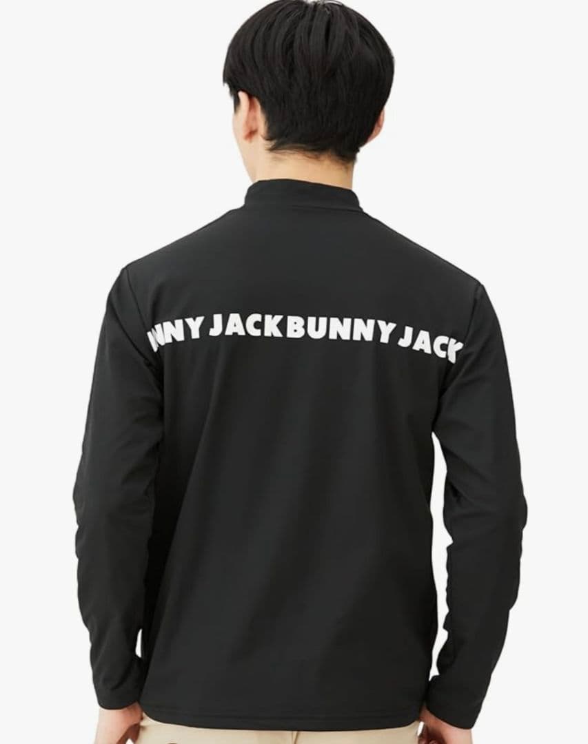 パーリーゲイツ　ジャックバニー　モックネックカットープルオーバー