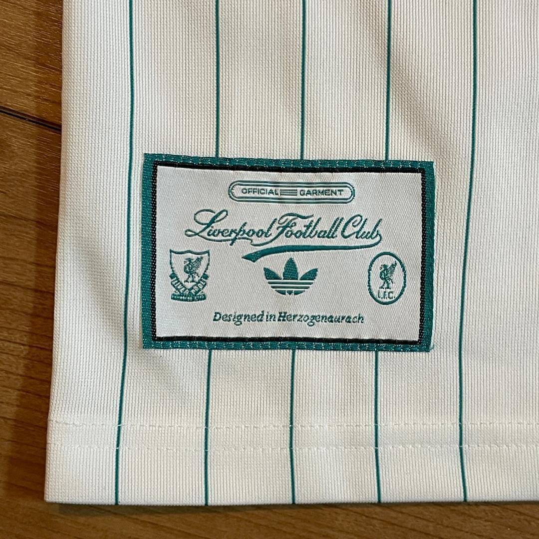 新品　4XL　リバプールFC テラスアイコン ジャージ　ホワイト　ストライプ