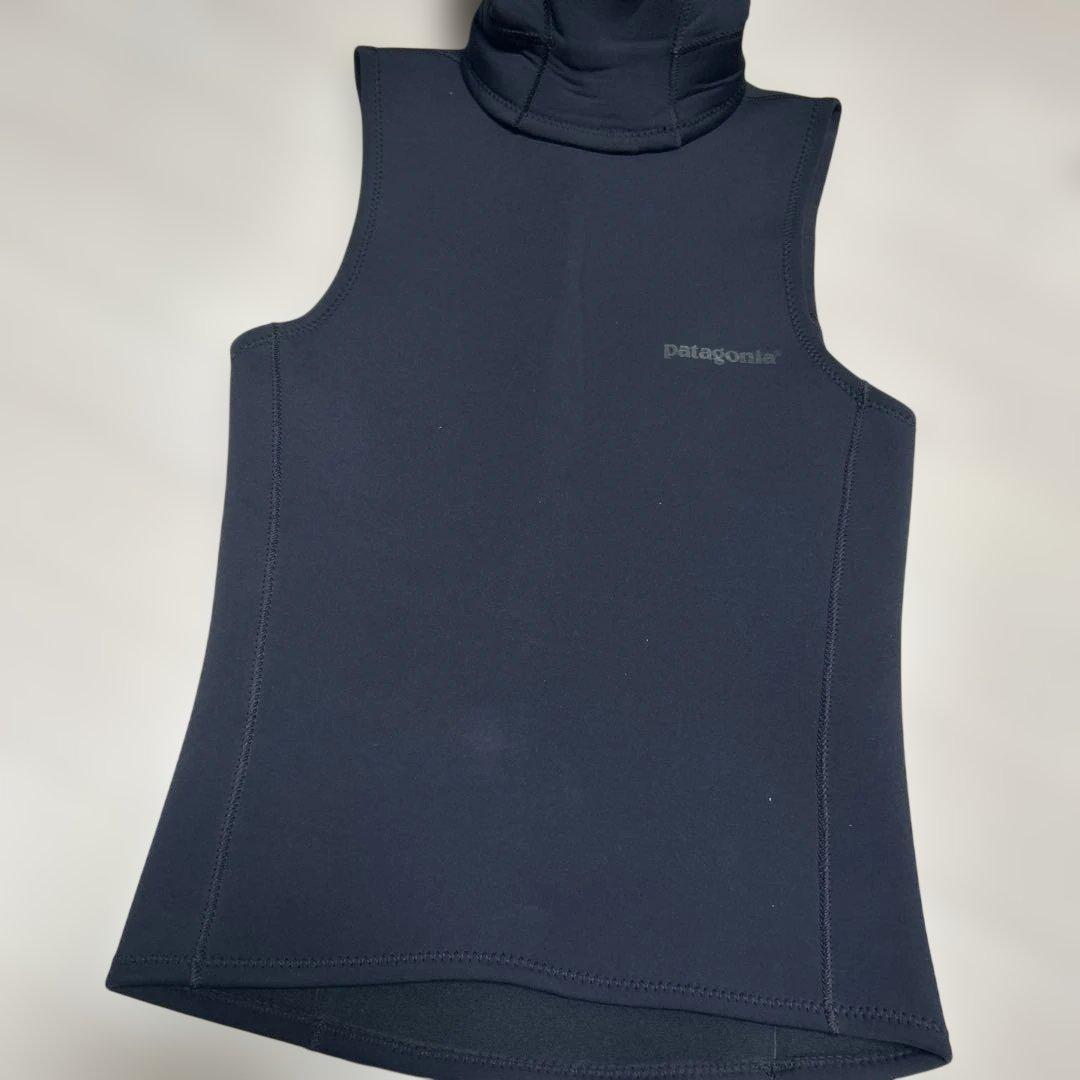 patagonia パタゴニア　フード付きサーフィンベスト ブラック