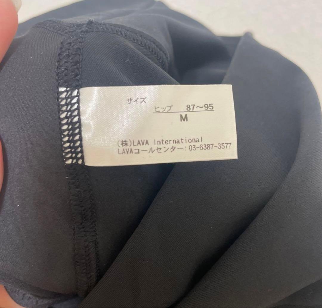LAVA PERFECT FORM LEGGINGS M ブラック ヨガパンツ