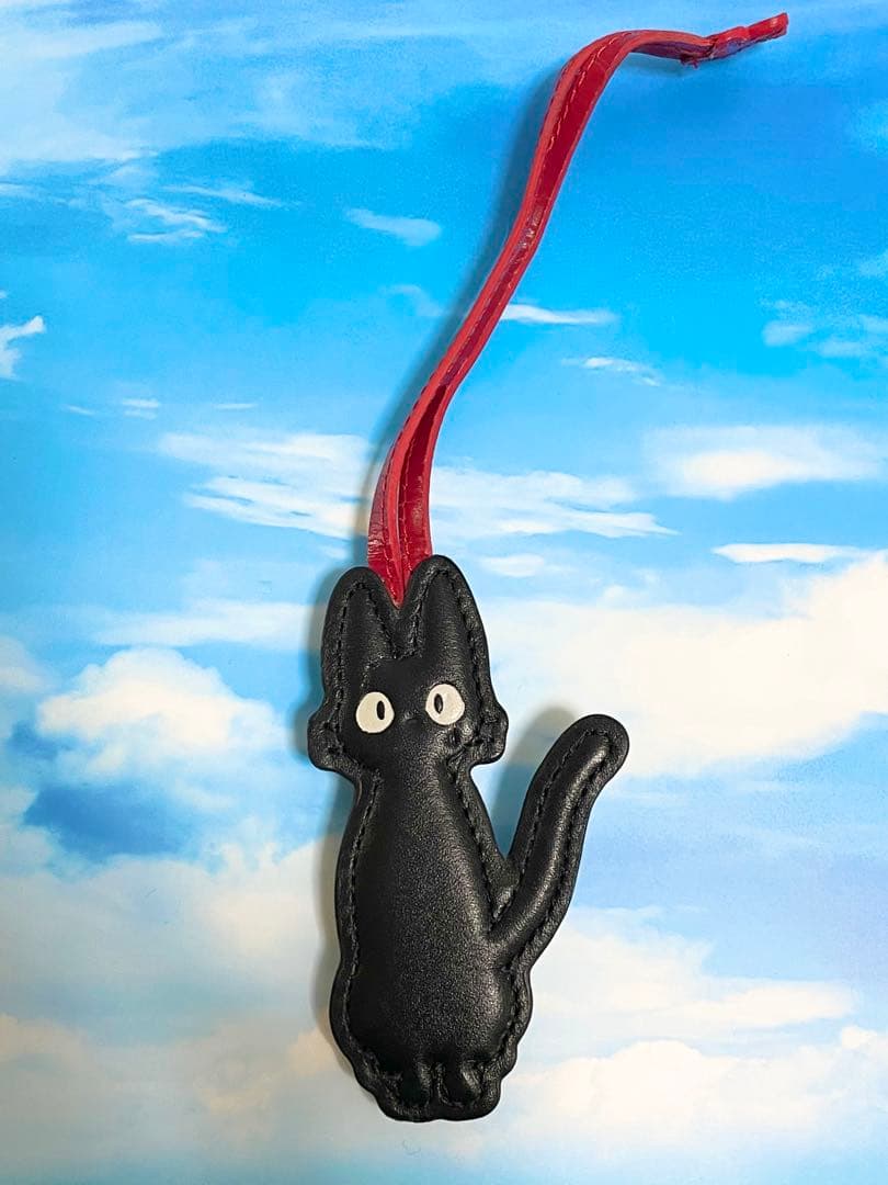 スタジオジブリ　魔女の宅急便　ジジ　チャーム時計　キーホルダー　黒猫　1989年