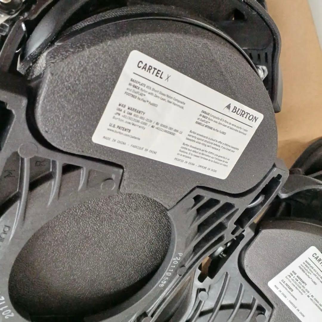 美品　Burton cartel X re:flex Mサイズ　BLACK
