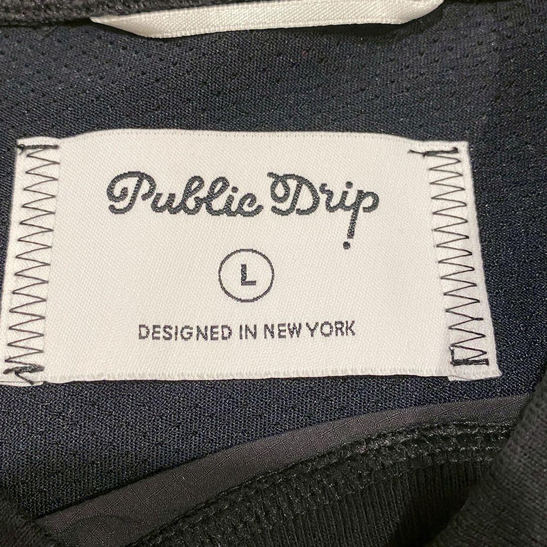 【未使用品】定価3.5万円Public Drip グレー 長袖ゴルフウェア