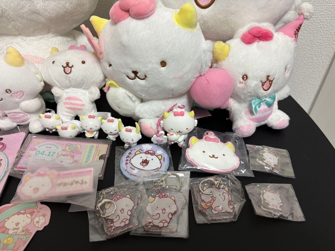 サンリオ がおぱわるぅ ぬいぐるみ マスコット シール グッズセット キャラ大
