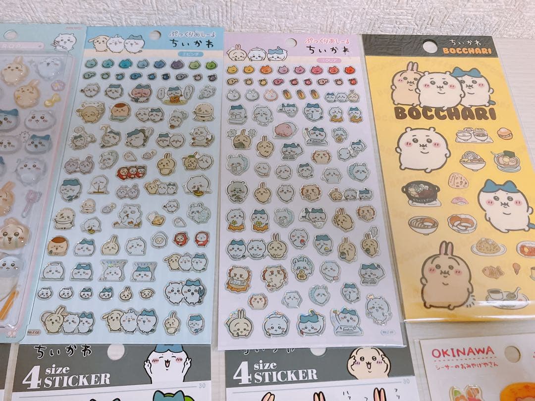 ア*)様 正規品　店舗購入　ちいかわ　シール　13点セット　ボンドロ　ぼっちゃり