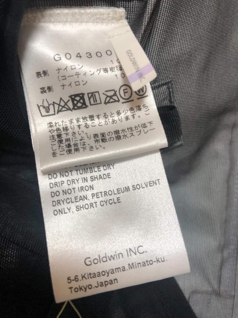 未使用 Goldwin ゴアテック 3Lジャケット XL ブラック 黒