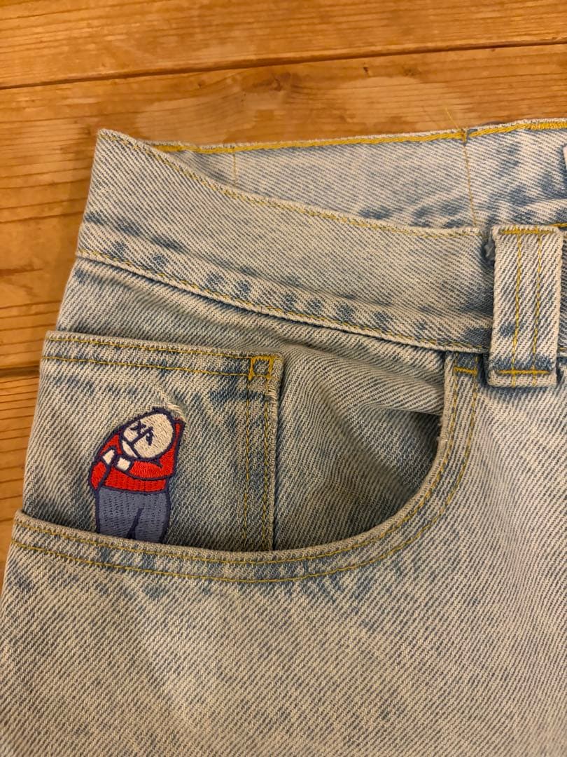 初期ロゴ　Polar big boy S stone wash