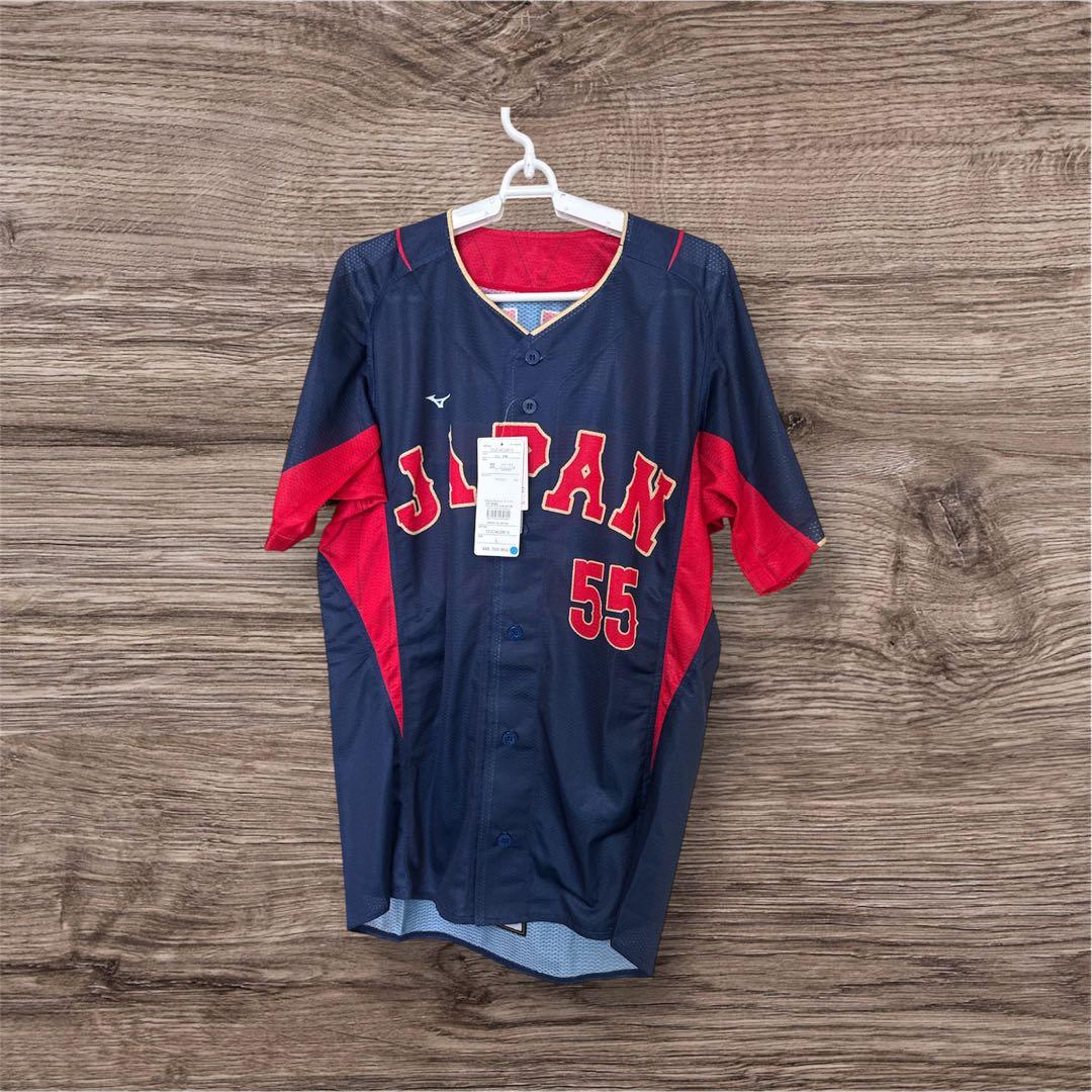 ミズノプロ侍ジャパンWBC 2023プロコレユニフォーム　55村上宗隆 Lサイズ