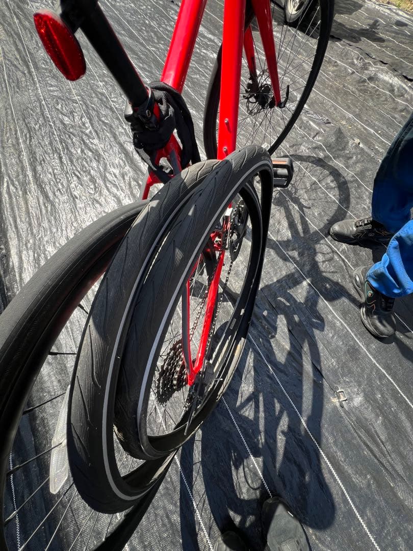cannondale quick3 赤 クロスバイク