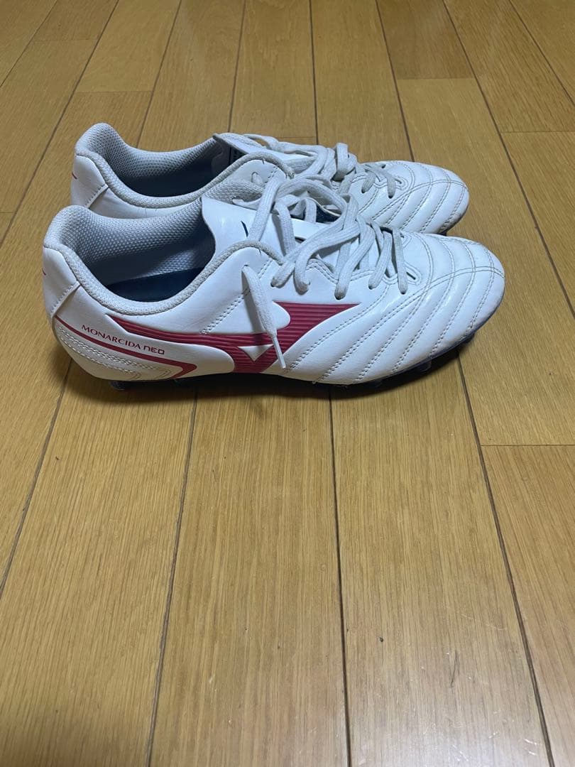 Mizuno モナルシーダネオ2 ホワイト/レッド サッカーシューズ