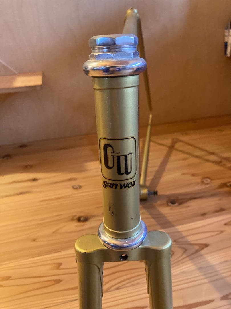 NJS 競輪車　gan well ピストフレーム　 澤亀浩司プロモデル