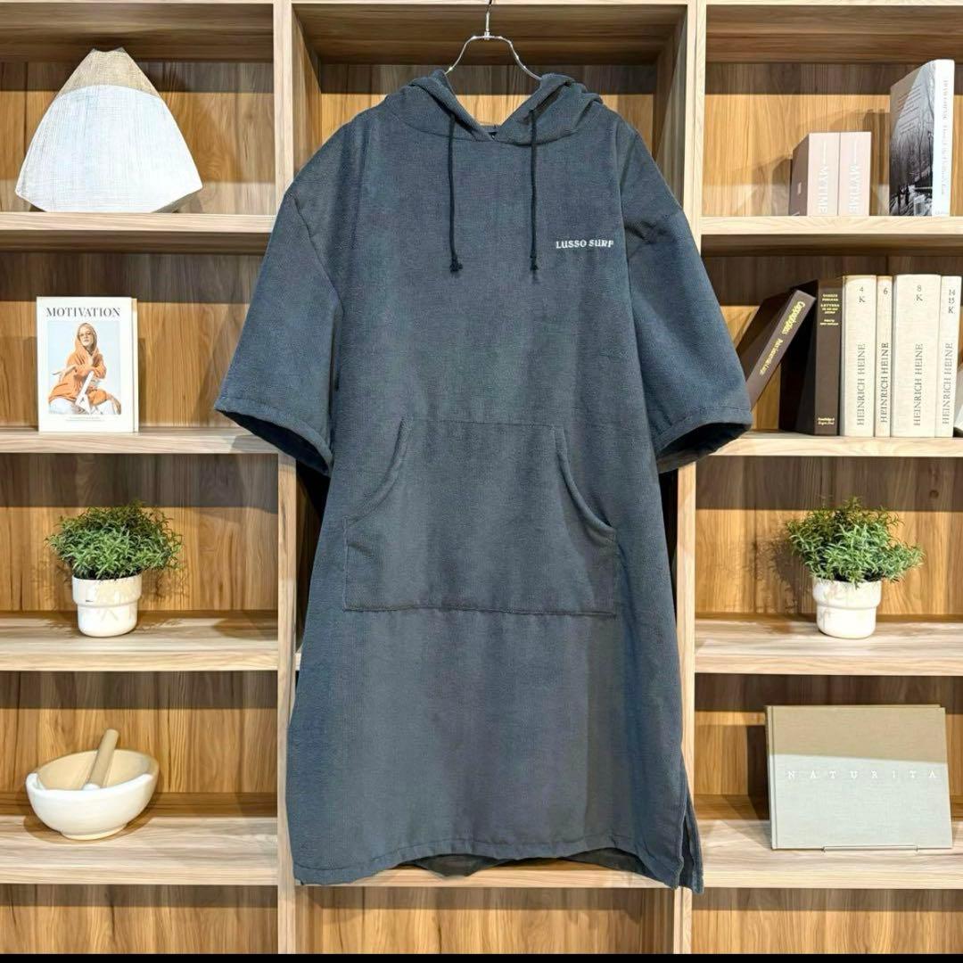 西海岸系⭐︎LUSSO SURFお着替えポンチョ　チャコール⭐︎