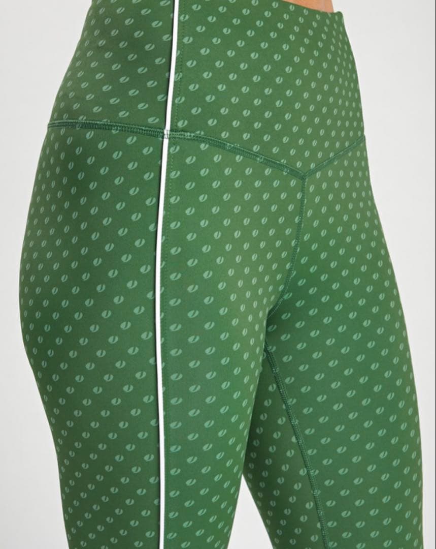 新品❗️ ジャザサイズ　レギンス XSサイズ　グリーン　アイコン