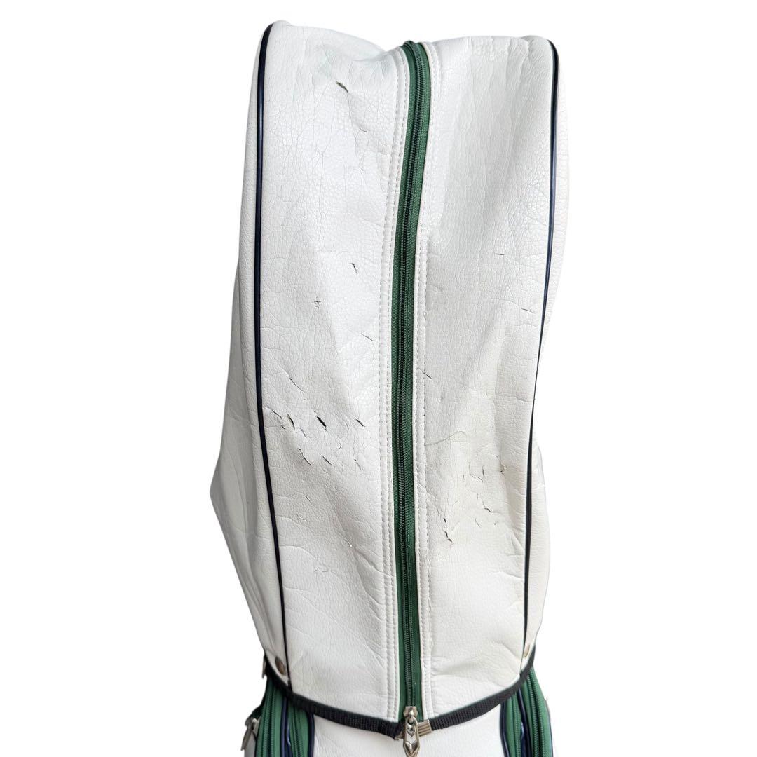 【美品】Callaway キャディバッグ CB201 4分割 ホワイト　グリーン