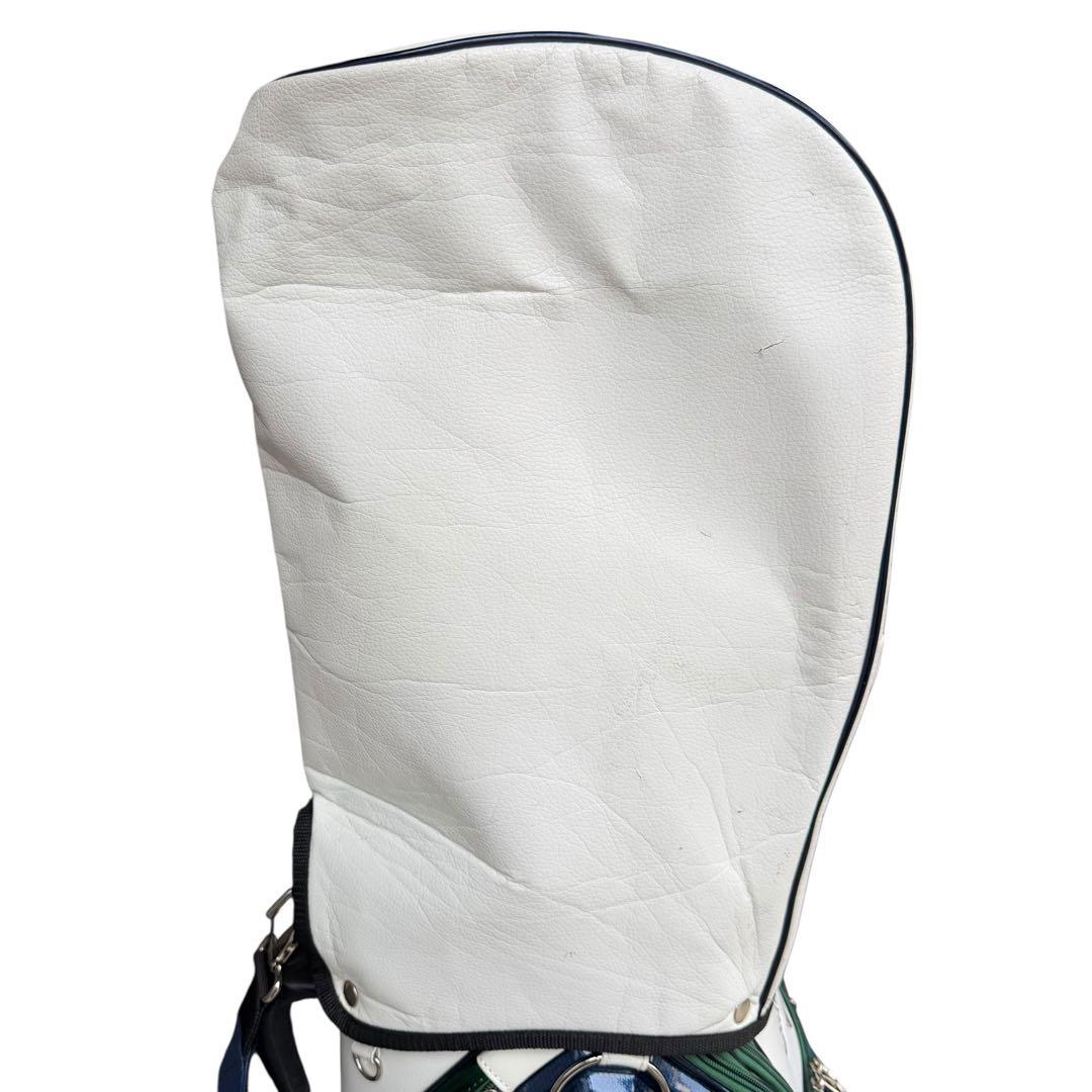 【美品】Callaway キャディバッグ CB201 4分割 ホワイト　グリーン