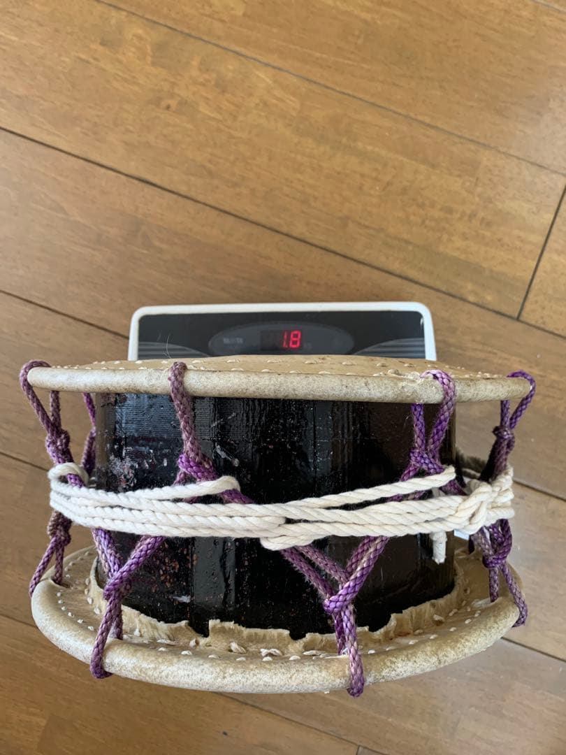 和楽器　和太鼓　締太鼓　現状品　W30cm しめ太鼓