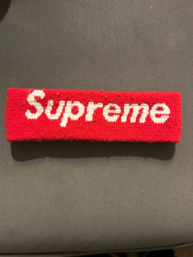 Supreme×NIKE NBA ヘアバンド　赤