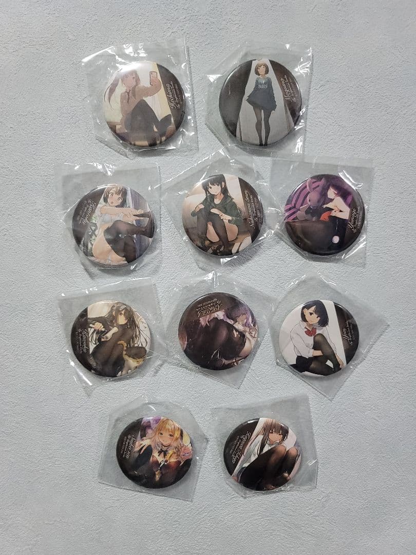 ☆よむ展☆ 黒タイツ MFタオル 缶バッジ☆ よむ先生のイラスト展 新品未開封